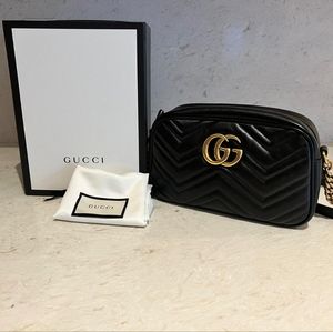 Gucci GG Marmont matelasse shoulder bag, small